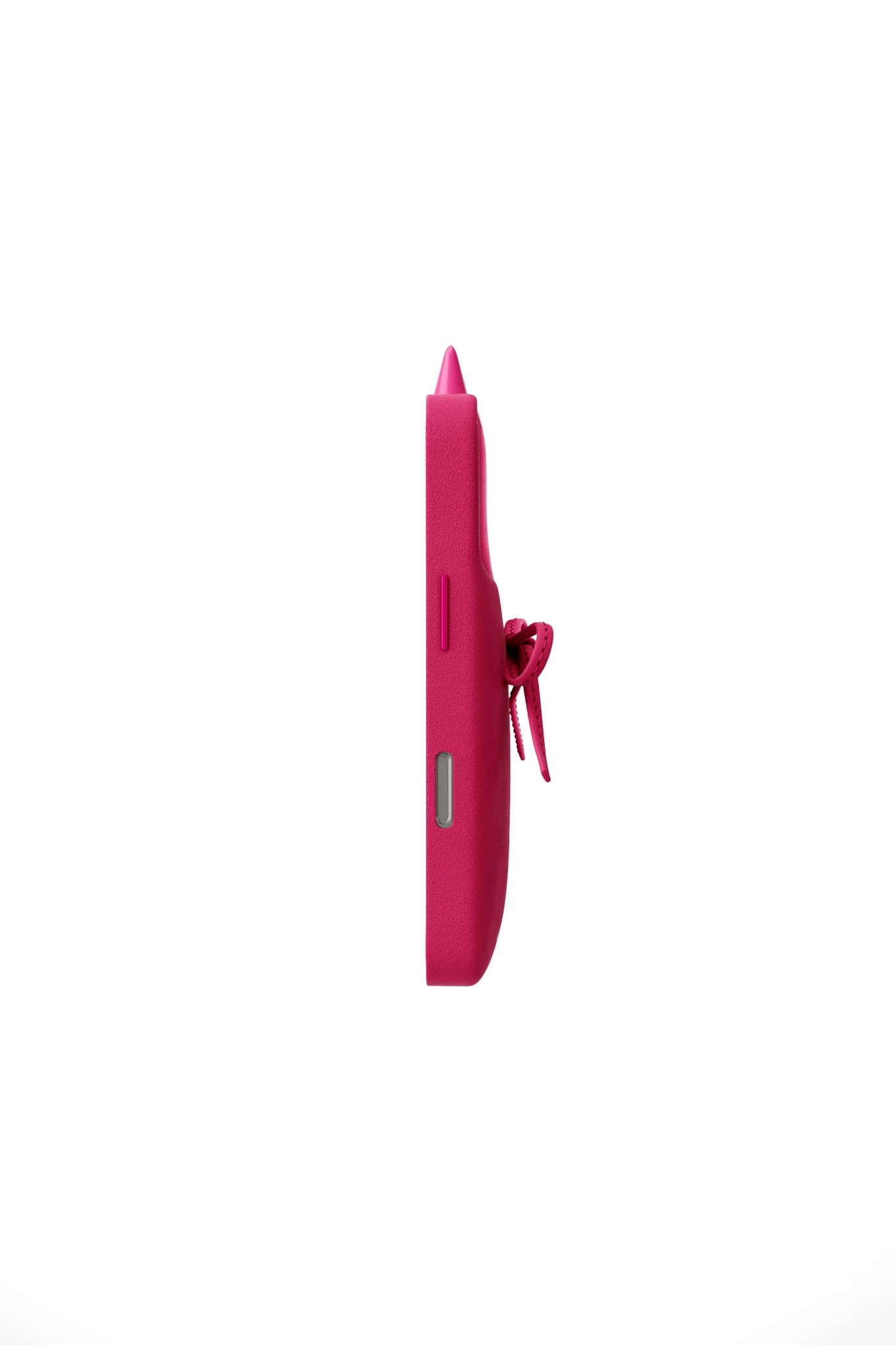 The Soap Case® - Delicate Bow in Neon Pink Suede - Image 6